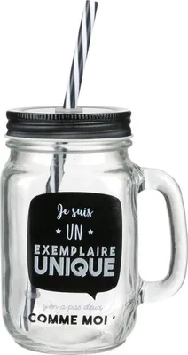 Image de Mason Jar 45cl en verre Dites Le Avec Des Mots MO1211
