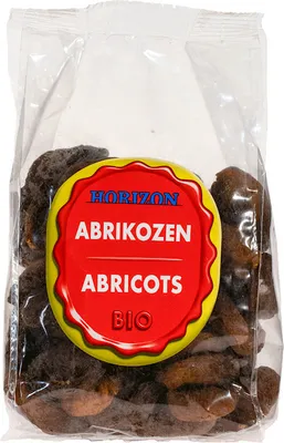 Productafbeelding van GEDROOGDE, GLUTENVRIJE, BIOLOGISCHE APRICOTEN, 500 gram - HORIZON