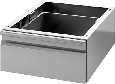 Produktbild von Schublade-Unterbaumodul aus Edelstahl, 400(B)x580(T)x200(H)mm