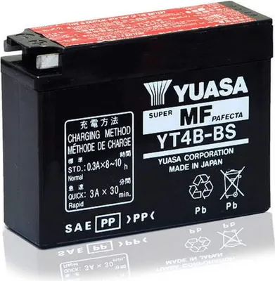 Immagine prodotto di Batteria Yuasa YT4B-BS 12V/2,3AH sigillata con acido