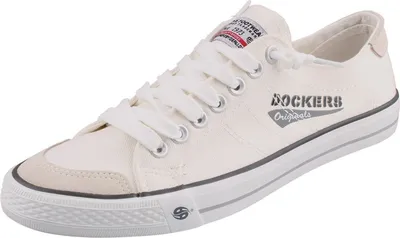 Produktbild von Dockers by Gerli Herren Sneakers 30ST027 790500 washed canvas weiss , Schuhgröße:44 EU