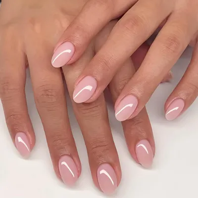 Productafbeelding van Kunstnagels, plaknagels, 32 stuks, korte ovale vorm, roze, voor damesnagels