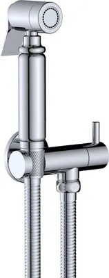 Produktbild von BELVIT Design Bidet Toilettenarmatur mit Handbrause chrom Aufputz Brauseset