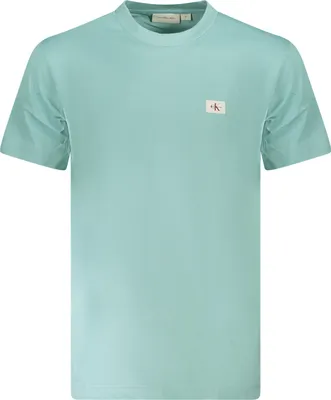 Produktbild von Herren Kurzarm T-Shirt Blau mit Logo aus Regenerativer Baumwolle