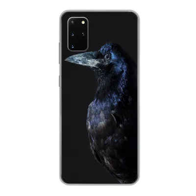 Produktbild von MuchoWow® Handyhülle Schutzhülle Hülle für Samsung Galaxy S20 Plus Vogel - Tiere - Schwarz Silikon Softcase Handy Hülle - Hartschale