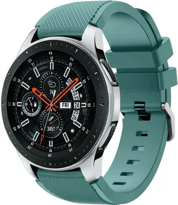 Produktbild von Strap-it Samsung Galaxy Watch 46mm Armband Silikon (Tannengrün)