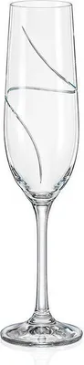 Produktbild von Sektgläser Sektglas UP klar geschliffen 190 ml 2er Set Kristallglas Bohemia Crystalex