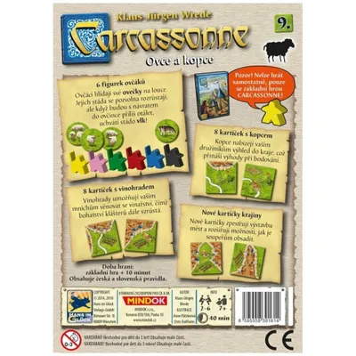 Zdjęcie produktu dla Carcassonne 9.roz. Owce i wzgórza