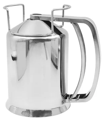 Productafbeelding van Deegdispenser met Deksel - Keukenaccessoire van roestvrij staal