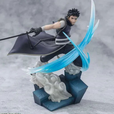 Productafbeelding van Naruto Shippuden Figuarts ZERO Extra Battle PVC-beeldje: Obito Uchiha, "Conclusie" met de tekst "Vroeger eens een vriend", 21 cm