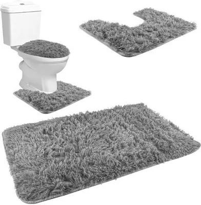 Obrázok produktu pre Ruhhy 8312 Kúpeľňová a WC predložka 80x50cm 3ks sivá