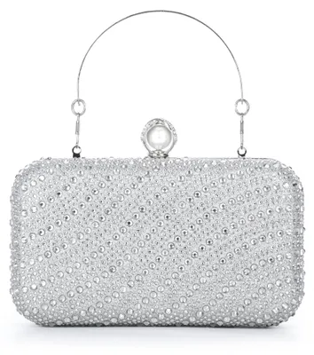 Produktbild von Solidchoice – Elegante Clutch mit Strasssteinen für Abendveranstaltungen