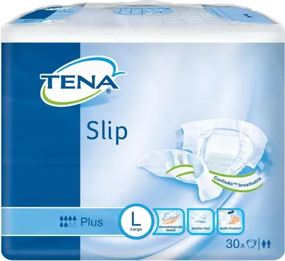 Produktbild von Windelhose TENA Slip PROskin,Plus L(3x30Stk),