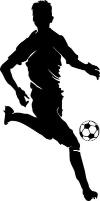 Produktbild von Drukant Fußballspieler Wandtattoo 25 x 50 cm
