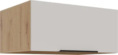 Produktbild von Tiefer Dunstabzugshaubenschrank NICOLLA – Breite 80 cm, Kaschmir/Artisan Eiche