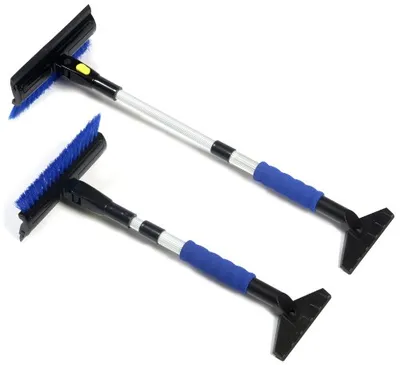 Produktbild von IWH Teleskop Eiskratzer mit Schneebesen 66 cm