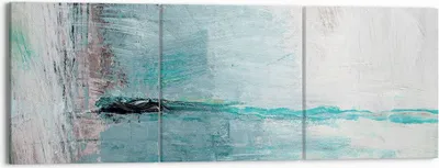 Produktbild von Bild auf Leinwand - Leinwandbild - Abstraktion modern - 150x50cm - Wand Bild - Wanddeko - Leinwanddruck - Bilder - Kunstdruck - Wanddekoration - Leinwand bilder - Wandkunst - CA150x50-3591