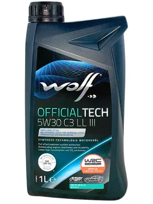 Produktbild von Wolf OfficialTech 5W-30 C3 LL III 1 Liter (1051682)