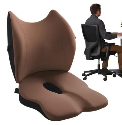 Imagen del producto de Cojín ergonómico para sentarse con soporte lumbar para mayor comodidad