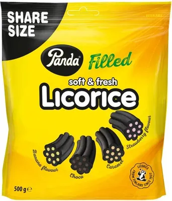 Produktbild von Panda Licorice Filled soft & fresh 500g