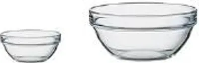 Image de Esmeyer saladier en verre "Empilable", contenu : 2.600 ml saladier, diamètre : 230 mm, hauteur : 105 mm, empilable