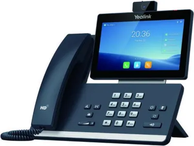 Image de Yealink SIP-T58W, IP-Telefon, Grau, Kabelgebundenes Mobilteil, Im Band, Außerhalb des Bandes, SIP-Info, 1000 Eintragungen, LCD