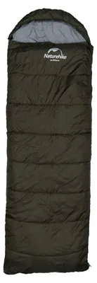 Zdjęcie produktu dla Śpiwór turystyczny Naturehike U150 NH20MSD07 190x75cm zielony prawy