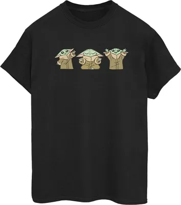 Produktbild von Star Wars - "The Mandalorian" T-Shirt für Damen BI45985 (L) (Schwarz)