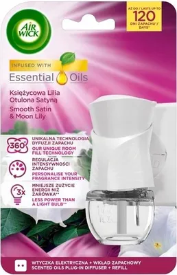 Produktbild von Air Wick Elektrischer Lufterfrischer Satin und Mondlilie, 19 ml Set