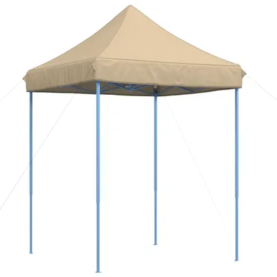 Zdjęcie produktu dla Składany namiot imprezowy typu pop-up, beżowy, 200x200x306 cm