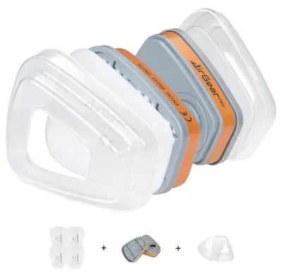 Produktbild von AirGearPro F-500 A1P2 Gas- & Staubfilter für Atemschutzmaske, Ersatzfilter