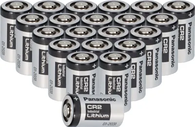 Immagine prodotto di 20x Panasonic Photobatterie CR2 al litio 3V 850mAh CR17355, DLCR2, EL1CR2, CR15H270