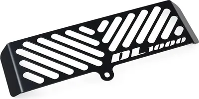 Image de ZIEGER Protège-radiateur d'huile compatible avec Suzuki DL 1000 V-Strom Logo noir