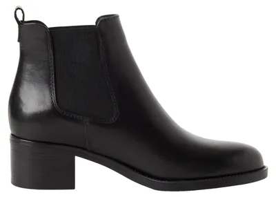 Imagen del producto de Botas de tacón bajo para mujer, color negro, estilo casual