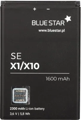 Produktbild von Bluestar Akku Ersatz kompatibel mit Sony Xperia X1 / X10 1600 mAh Austausch Batterie Accu BST-41