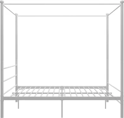 Produktbild von "im Sonderangebot"Himmelbett - CLORIS - Doppelbett - Robust und langlebig - Weiß Metall 200x200 cm - Einfache Montage -   - DEMöbel2663859