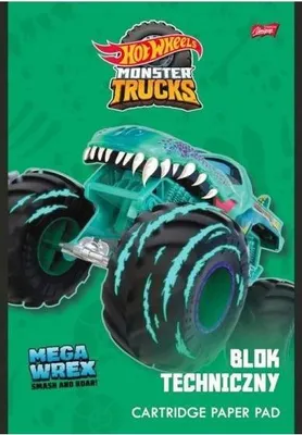 Obrázek produktu pro Technický blok A4 10k MATTEL HOT WHEELS