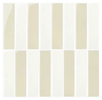 Immagine prodotto di Adesivi murali autoadesivi, 10 pezzi, 30,5 x 30,5 cm, in vinile 3D, adatti per cucina e bagno