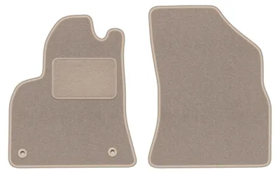 Imagen del producto de Alfombrillas delanteras de moqueta para Peugeot 5008 I 2009-2017 (crossover) – 2 piezas, beige, a medida – Wielganizator LUX