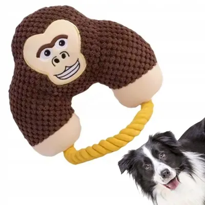 Obrázek produktu pro PetGang Opice s lanem 30cm Hračka pro psa přetahovadlo