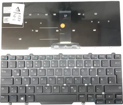 Produktbild von DEUTSCHE - Schwarz Tastatur Keyboard kompatibel für Dell Latitude 14 E5450