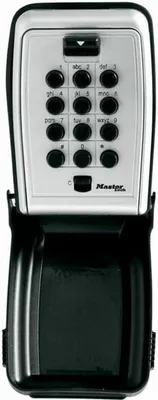Produktbild von Master Lock Schlüsseltresor 5422EURD Grau Schwarz/Grau Metall 11,7 x 7,9 x 5 cm (1 Stück)