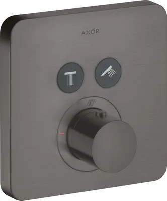 Immagine prodotto di hansgrohe AXOR Starck ShowerSelect Soft Thermostat encastré pour 2 consommateurs, 36707340, 36707340