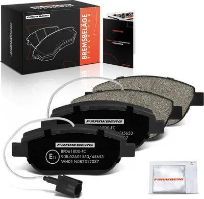 Image de Frankberg 4x plaquettes de frein avant pour Fiat 500/595/695 500C/595C/695C Doblo Cargo MPV plateau/châssis