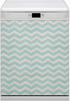 Produktbild von Dekorative Magnetmatte Küche Geschirrspüle 60x70 cm  Magnet für Spülmaschine  - Zickzack