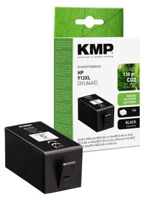 Image de KMP Printtechnik AG 1765,4001 KMP Patrone HP HP912XL 3YL84AE black H188X 950 Seiten remanufactured