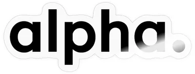Produktbild von Spreadshirt Stromberg Firmenschriftzug von Alpha Sticker Aufkleber, 10 x 10 cm, Transparent glänzend