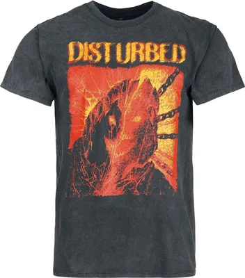 Produktbild von Disturbed T-Shirt Herren '23 Tracklist schwarz Band-Merch, Bands 100% Baumwolle M