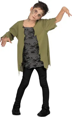 Produktbild von Mom Zombie-kinderkostüm Grün 5-6 Years Grün 5-6 Years