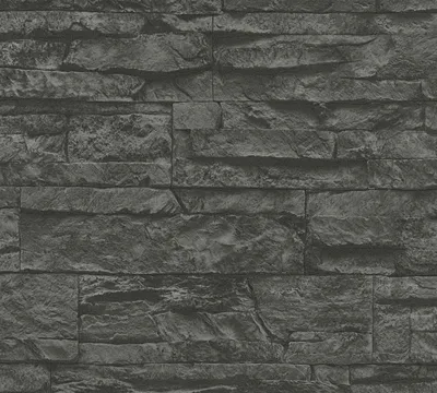 Obrázok produktu pre A.S. Création tapeta Wood`n Stone, vzorovaná tapeta so vzhľadom prírodného kameňa, sivá, čierna, 10,05 m x 0,53 m, 707123, 7071-23